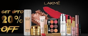 Get up 20% Face care discount on brand Lakmé in Neyena Beauty & Cosmetics discount coupon offer deals